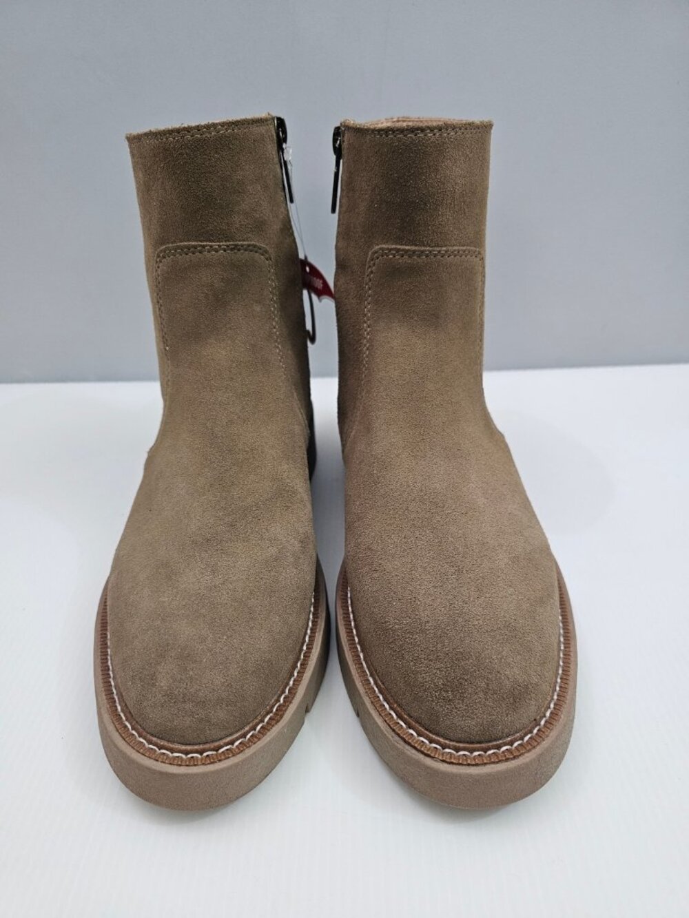 Blondo Moona Waterproof Ankle Boot Womens 9 Brown Suede Platform Comfort NEW - Picture 5 of 15